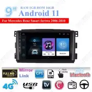 9'' Car Head Unit GPS Android 11 For 2006-2010 Mercedes Benz Smart Fortwo 1G+16G