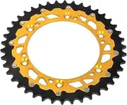 Yurefax Motorcycle Rear Chain Sprocket, for Suzuki, TSR DR 200 125 250 350 DR-Z 400 E S SM RM RMX RM-Z 125 450Z RS175 1980-2018 Motorbike Rear Chain Sprocket(51T)