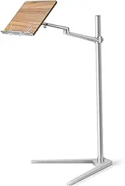 Book Stand for Reading, Floor Stand/Holder for Laptop,Tablet,Phone,Compatible with MacBook,iPad Notebook