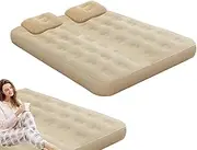 Twin Air Bed with Built in Pump - Inflating Guest Bed Twin Built-in Pump - Folding Inflating Floor Sleeping Pad for Living Room