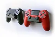 Gadget Gear Wall Mount for PS4 / PS5 Controller (DualShock 4), Custom Design,Screw-Free Application（2Pcs）…