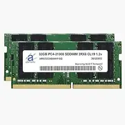 [Adamanta] 64GB (2x32GB) Memory Upgrade for 2019 Apple iMac 27" w/Retina 5K Display, Late 2018 Apple Mac Mini DDR4 2666Mhz PC4-21300 SODIMM 2Rx8 CL19 1.2v DRAM RAM