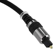 4m Selby Optical Digital Audio Cable Toslink Lead Black Home Theatre Hi-Fi