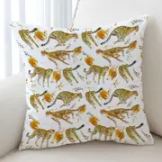 Cool Cheetah Pattern Cushion Cover