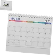 KAILIKETIY Calendar 2025 Monthly Desk Calendar Chinese Lunar Dates Academic Year Planner Office Decor Daily Schedule Planner
