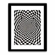 Modern Illusion Artwork Art Framed print
