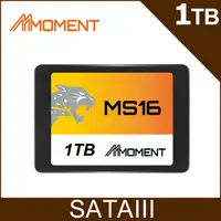 在飛比找PChome24h購物優惠-閃點Moment MS16 1TB 2.5吋 SATAIII