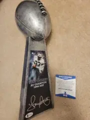 Hall of Fame TONY DORSETT SIGNED TROPHY New In Box COA