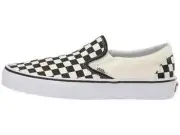 VANS Classic Slip-On Black/White Checkerboard Size 12 Mens