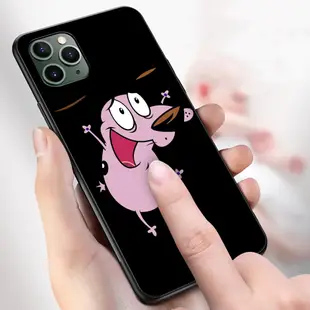 Mp64 Courage the Cowardly Dog 軟後殼適用於 iPhone 11 Pro XS Max XR