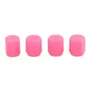 Universal Tire Valve Valve Covers Valve Covers 4Pcs Fluorescent Luminous