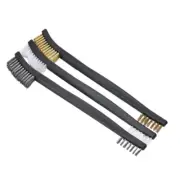 3 pcs Mini Wire Brush Set