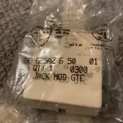 Vintage GTE Telephone Mod Jack Modular Home Phone￼￼ Stick On Wall Plug In Land