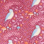 Quilting Patchwork Fabric TILDA Hibernation Sleepybird Mulberry 50x55cm FQ