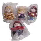 Four Campbell’s Soup Bean Bag Kids 7” Cloth Advertising Dolls 2000-2001 - Sealed