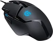 Logitech G402 Hyperion Fury Wired Gaming Mouse, 4,000 DPI, Lightweight, 8 Programmable Buttons, Compatible with PC/Mac - Black