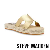 在飛比找momo購物網優惠-【STEVE MADDEN】CHEER UP H字麻料草編拖