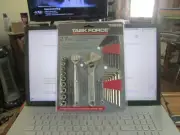 Task Force 27 pc. Mechanics Tool Set Sockets Ratchet Wrench Hex Keys #0129186