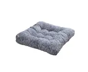 Seat Cushion Stereoscopic Protective Cotton Flower Printed Yoga Round Floor Cushion Household Supplies -B
