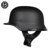Motorcycle DOT German Style Half Helmet + Goggles for H-arley Biker Pilot Unisex Motorbike Helmets M/L/XL Size SGN 6
