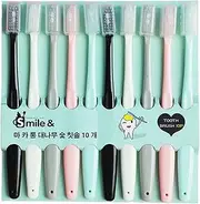 SHANGLIN 10PCS Set Adult Soft Set Travel Suit Deep Cleaning for Teeth Oral Care