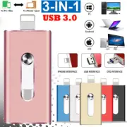 USB 3.0 OTG Flash Drive External Storage Memory Stick For iPhone 14 13 11 X iPad