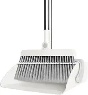 2 in 1 Broom and Dustpan Set: Cleaning with Upright Storage 180� rotating