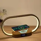 Bedside Table Lamp with Wireless Charger, Touch Control LED Night Light