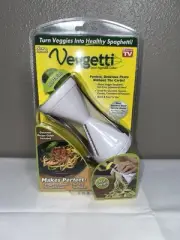 Veggetti Spiral Vegetable Slicer Cutter Makes Veggie Pasta as Seen On TV