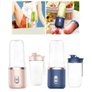 400ml Portable Blender, Smoothie Blender USB Fruit Mixer with Water Bottle
