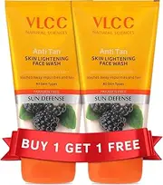 VLCC Anti Tan Skin Lightening Face Wash Combo Pack of 2 (150 ml*2)