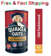Quaker, Old Fashioned Oatmeal, Whole Grain, Cook on Stovetop or Microwave, 42 oz