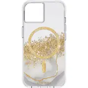Case-Mate Karat Marble MagSafe Case For iPhone 14 Plus - White