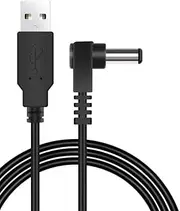 LARRITS Extended Connector Radar Detector Cable USB to 12V DC 3.5 Plug Charging Cable for Cobra RAD 480i/350/380/450 Whistler Radar Detectors Uniden Beltronics Radar Detectors (2M)