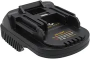 Adapter For AEG 18V Li-ion Battery Adaptor Converter Compatible with Makita/Bosch/Milwaukee/Bosch 18V Battery (For AEG battery to Makita Tool)