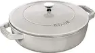 staub "Blazer Saute Pan Campagne 26cm" Large Two Hand Cast Enamel Pot Shallow Su