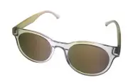 Kenneth Cole Reaction Mens Square Clear Crystal Sunglass KC1301 26E