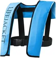 Auto Inflatable Adults Jacket Adult Vest Safety Float Suit for Water Sports Kayaking Fishing Surfing Canoeing Survival Jacket