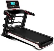 Generic Folding Treadmill, Electric Running Machine, Home Gym, Multi-Function, 2.0 HP, LCD Display, Pulse Monitor, 16 Preset Programs, 3 Incline Levels, Built-In Speakers, Black
