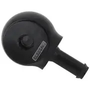 Aeroflow Slimline -10Orb to 3/8" Barb 90 Deg Tight Radius Black - AF959-06-10BLK