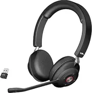 CA Essential Bluetooth Headset (HS-2000BT) Professional Wireless Headset Optimized for UC Platforms, ANC & ENC technology Ensure Quality Audio for Calls & Music, Earcup Controls, Comfortable