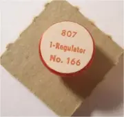 Elgin 807 - Part 166 - Regulator - Factory Watch Replacement / Repair Part