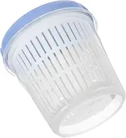 Food Storage Jar with Strainer Insert Airtight Pickle Container for Veggies and Fruits Kimchi Keeper with Drainage Design for Family Use and Freshness Preservation