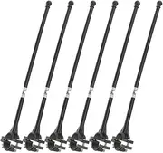 Kisangel 6pcs Bike Handlebar Flagpole Set Bike Handlebar Flag Poles for Cycling and Racing Flag Poles