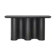Jaya Wave 150cm Console Hallway Entrance Table Black