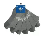 ADIDAS Climalite Superior Yarns Cushioned No Show Socks 3-Pack Men's sz (6-12)