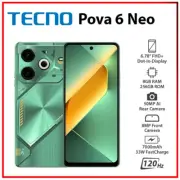 NEW TECNO Pova 6 Neo 8GB+256GB GREEN Dual SIM Unlocked Android Cell Phone