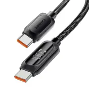 ESSAGER ES-X57 100W/60W Type-C to Type-C Power Display Cable Fast Charging Data Transmission Copper Core Line 1M/2M Long