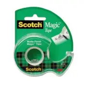 Scotch Magic Tape Matte Finish 3/4"X300" Home School Office Crafts Photo Safe
