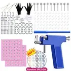Professional Body Piercing Gun Tool Kit Ear Stud Nose Navel Lip Earring Piercing